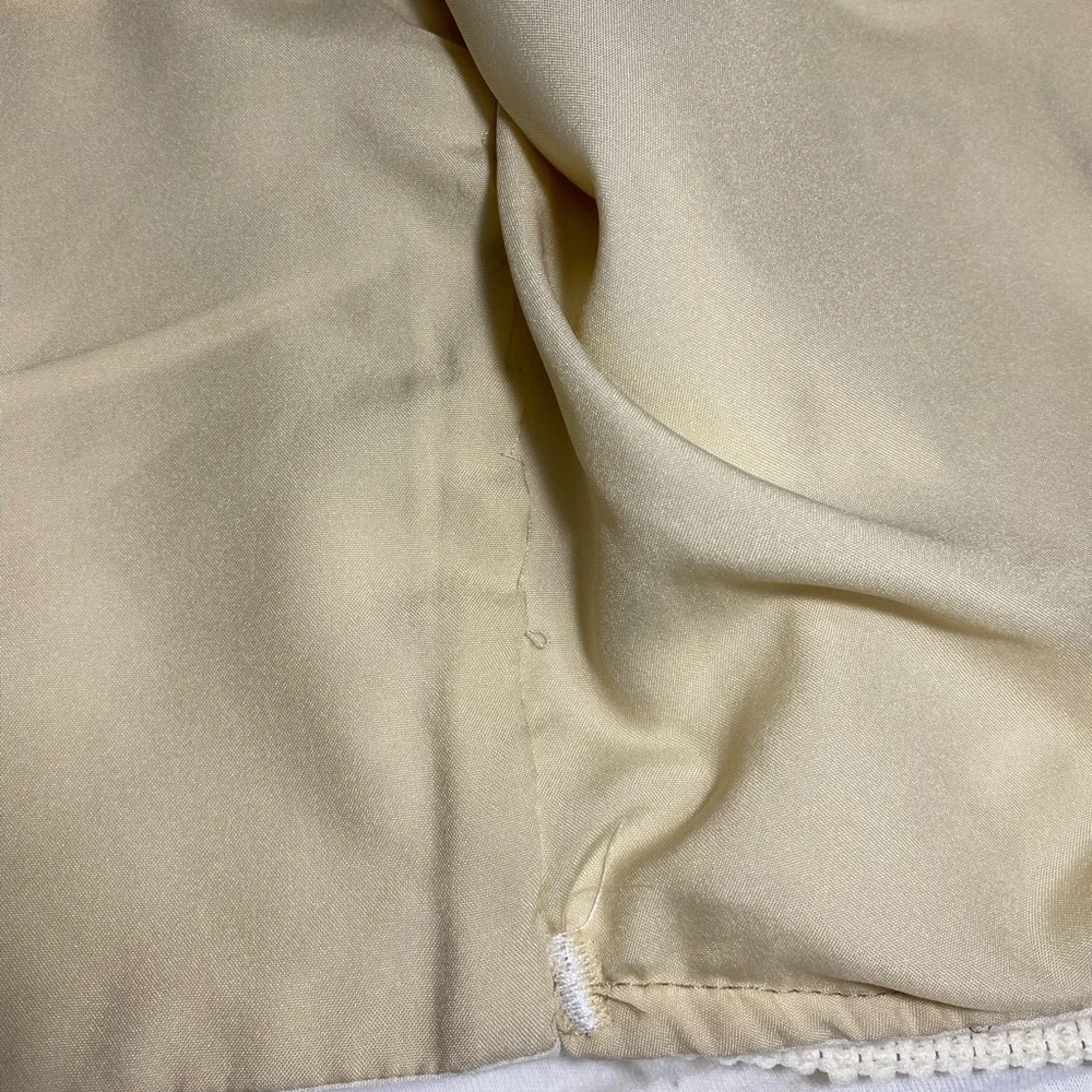 Vintage Handmade Cream Vest - Picture 7 of 15